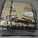 Nuogo 10 Pcs Gray Fabric Storage Bins with Lids Foldable Boxes Decorative Container Baskets for Organizing Clothes Closet Home Office Bedroom Toy, 10.2 x 7.5 x 6.3 In