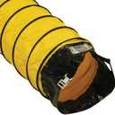 Rubber-Cal "Air Ventilator Yellow" Ventilation Duct Hose (Fully Stretched), 16-Inch by 25-Feet