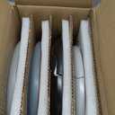 GBHOME Ceramic Dinnerware Sets for 4, 12 Pieces Stoneware Plates and Bowls Sets, Reactive Glaze Dishes -Scratch Resistant, Dishwasher&Microwave Safe-Brunnera Blue