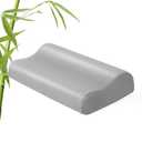 Cooling Pillowcase for Contour Pillow- Rayon Derived from Bamboo Contour Cervical Neck Pillow Case Cover- Breathable Silky Soft Pillowcase for Hot Sleepers,24 x14 x5/3.7 Inches 1 Piece