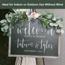DANMO Easel Stand for Wedding Sign Poster 63'' Instant Display Easel for Floor Adjustable Metal Art Easel Black