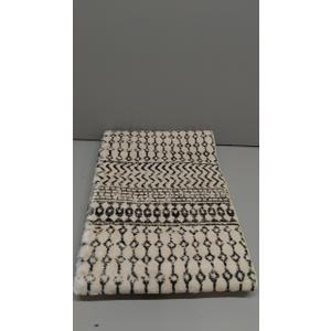 Moroccan Washable Runner Rug, 2x6 Ultra Soft Non-Slip Vintage Boho Hallway Kitchen Runner Rug Floor Carpet for Bedroom Bathroom Laundry Living Room (Black)