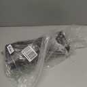 Cable Management, 25'' Cable Management Under Desk No Drill, Metal Cord Organizer with Clamp for Standing Desk, Cable Organizer for Home Office, Black (25'' (1 Pack))