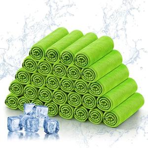 30 Pcs Cooling Towels for Neck and Face - Cooling Neck Wraps Cooler Towels for Hot Weather - Cool Cold Rags Towels for Extreme Heat (40"X12") with Fitness, Yoga, Golf, Running and Working Out