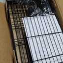 71" H Storage Shelves 5 Tier Wire Shelving Adjustable Metal Shelving,1000LBS Pantry Shelves Sturdy Steel Wire Shelf for Kitchen Pantry Garage Warehouse,71" H X35.5 W X13.8 D, Black