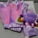 Little Girls Unicorn Birthday Party Outfit, Unicorn Tutu Dress, Headband, Shirt & Satin Sash, 2-4T