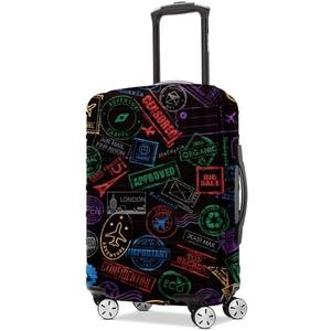 FIRST WAY Luggage Cover Protector - Anti-Scratch Suitcase Cover for Travel - Protects Against Dirt and Wear, Fits 18"-22" Luggage Passport Visa S