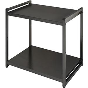 2/4 Av Media Stand,Media Storage Cabinet With Height-Adjustable Shelf And Wheel,Stereo Racks And Stands With Storage Shelves,Foldableaudio Rack Tower,Modern Stereo Rack(H48cm/19in)