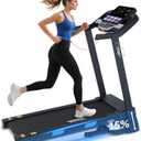 BORGUSI Auto Incline Treadmill, 3.5HP Folding Running Machine for Home