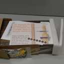 BAYKA Floating Shelves Bathroom for Wall  Shelf Over Toilet Farmhouse Rustic Wood for Bedroom, Kitchen, or Living Room Decor Organization, Christmas Decor Shelves  Rustic Brown, Set of 3 (15.7inches)