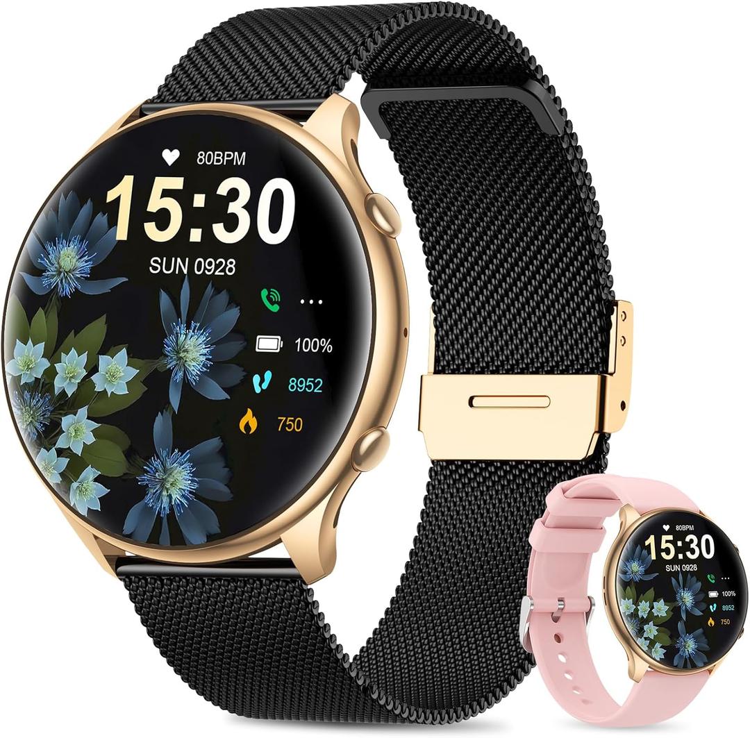 Smart Watches for Women with Menstrual Cycle Tracker, 1.39 HD Smart Watch, Heart Rate/Sleep Monitor, IP67 Waterproof, Womens Watch Fitness Tracker Compatible with iOS Android