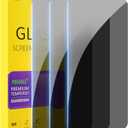 PEHAEL 3 Pack for iPhone 17e/iPhone 16e/iPhone 14/iPhone 13/iPhone 13 Pro Privacy Screen Protector Full Coverage Anti-Spy Tempered Glass Film 9H Hardness Easy Installation Bubble Free [6.1 inch]