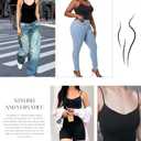 HUGINOCT Body Shaper Tummy Control Seamless Shapewear for Women Under Dress Shirts Light Compression Bodysuit