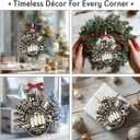 2 x Mechanic Ornament 2025 - Mechanic Christmas Ornaments, Car Christmas Ornament, Gifts for Mechanics, Men, Husband - Wooden Tool Ornaments for Xmas Decorations