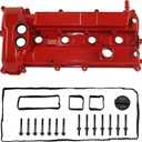 2.0L Aluminum Valve Cover Compatible with 2012-2014 Ford Focus Replace# CM5Z-6582-E CM5Z6582-E (RED)