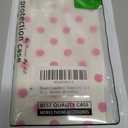 Compatible with iPhone 15 Pro Max Case Cute Polka Dot Phone Case Soft Slim TPU Shockproof Phone Cover Full Camera Protection for Women Girls - Pink