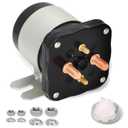 Compatible with White Rodgers 586-114111/586-905 OEM Replacement Starter Solenoid, 24 Volt DC 200 Amp Continuous Duty, 4 Terminal, Heavy Duty Solenoid Relay Switch