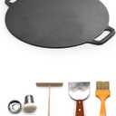 Chinese Pancake Pan, Non-Stick Cast Iron Pan For Pancakes, Crepe Pans Suitable For A Variety Of Dishes Such As Pancakes, Steaks, Vegetables (12.6-Inch)