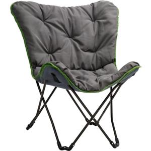 SunnyFeel Oversized XL Padded Camping Chair, Outdoor Butterfly Chair, Portable, Folding, Large Camp Lounge Chairs, Padded Living Room Indoor Chairs Lawn Chairs for Beach,Tailgating,Sport Events,Picnic