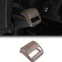 ABS Rear Center Console Air Vent AC Vents Cover Trim for Tesla Model 3 & Model Y 2017-2021 (Pear Wood Grain)