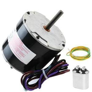 12Y65, 100483-43 Condenser Fan Motor 208/ 230 Volt, 1 PH, 60HZ 1/ 4 HP 825 RPM Replacement for 100483-05, YSLB-220-8-B001, YSLB-220-8-B002, 100483-34 etc, Compatible with Lennox ge etc