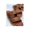 The Drop Women Sandal Brown size 8