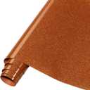 Tintnut Copper Glitter HTV Vinyl Roll -12" x5ft Gold Glitter Heat Transfer Vinyl Shinny Glitter Iron On Vinyl for T-Shirts Glitter HTV