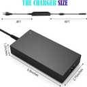 Original Replacement 180W Dell Laptop Charger Fit for Dell Alienware 13 15 17 R1 R2 R3 R4 R5 G3 G5 G7 Precision 7510 7710 7520 7530 OptiPlex 3011 AIO Inspiron One 2350 2320 DA180PM111 Power Cord