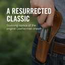 LEATHERMAN, Heritage Leather Snap Sheath for Multi-Tools, Brown, Medium