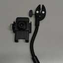 Gooseneck Phone Holder Mount for Wheelchair/Stroller/Boat/Treadmill/Spin Bike/Mic Stand, Cell Phone Handlebar Clamp with Adjustable Arm for iPhone 16 Pro Max, Galaxy, All 4-7" Smartphone