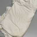 10x10ft Wrinkle Free Ivory Backdrop Curtain for Parties Soft Fabric Drapes Wedding Ivory Curtain Backdrop for Birthday Party Decorations Background for Photography 5x10ft,2 Panels