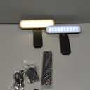 FULEN 2 Pack Picture Lights for Wall,Battery Operated Wall Sconce Rechargeable,LED Wall Light Cordless with Remote,3 Color Temperature, Art Lights for Painting,Frame,Gallery,Dartboard Lights,Black