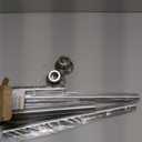 Tension Shower Curtain Rod, 1" Diameter 27-73 Inches Adjustable Shower Rod No Drill, Heavy Duty No Rust Shower Curtain Rods Spring Tension for Bathroom, Shower Stall, Nickel