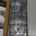 2 Pack Cable Management Under Desk Tray, 31.4" No Drill Under Desk Wire Management with Upgraded Clamp, Metal Cord Organizers for Desk with Cable Organizers, PC Cable Management Rack, Black