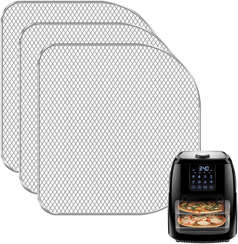 Replacement Dehydrator Racks for 6qt Chefman, Caynel and Power Air Fryer Oven, Dehydrate Fruits and Meats, Air Flow Racks, Removable trays, Air Fryer Oven Accessories (3 Pieces)