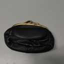 Dual Clasp Leather Coin Purse, Geunine Leather, Features Dual Goldtone Metal, Snap-Close Exterior Pocket - Measures 5 3/4" Wide x 4 1/4" High