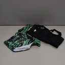 Girls Tankini Swimsuits Tropical Print Bathing Suit Two Piece Girls' Swimwear with Tie Side Knot 9-16T (13-14 Years, Black)