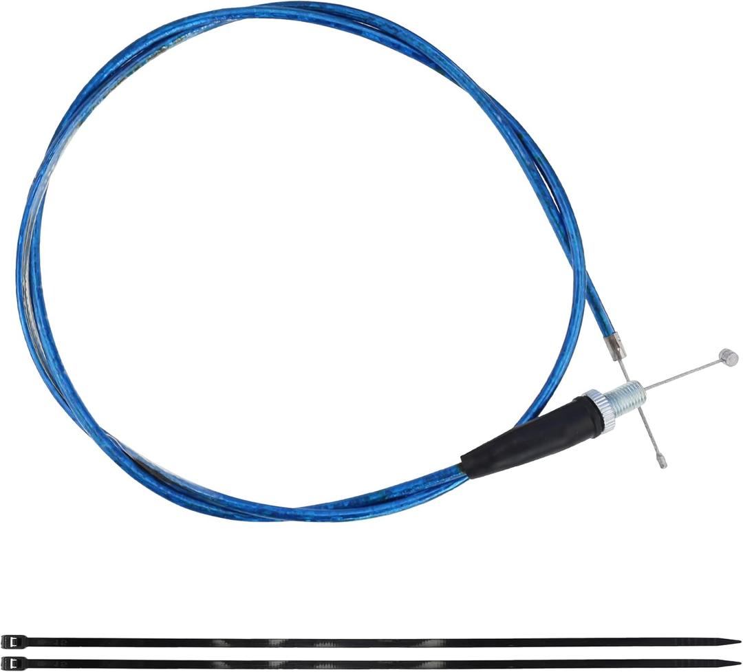 JOYYANGFANG 60inch Throttle Cable for CT200U Mini Baja MB165 196cc 5.5hp MB200 200cc 6.5hp Pit Bike Heat Warrior MOTOVOX MBX10 MBX11 Parts Blue