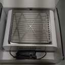 Nail Dust Collector with Brush and 2 Reusable Filters, 60W Vacuum Dust Fan for Acrylic Nails (white)