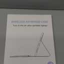 Keyboard Case for iPad Air 11 inch (M3/M2, 2025/2024)/ iPad Pro 11 inch (1st, 2nd, 3rd, 4th Gen)/ iPad Air 5th 4th Generation, 7 Colors Backlit Detachable Wireless Keyboard Cover with Pencil Holder (Purple)