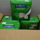 FitRight Ultra Heavy Absorbency Adult Diapers for Men & Women, Waist Size: Medium 32-44 inches, OptiFit Incontinence Disposable Briefs with Leak Protection for Seniors, 80 Count 4-Pack
