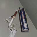 Conair Double Ceramic 1-Inch Curling Iron, 1-inch barrel produces classic curls  for use on short, medium, and long hair (White)