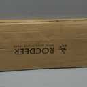 ROCDEER Bamboo Dual Monitor Stand Riser Natural, 2-Tier Desk Monitor Riser for 2 Monitors, Supports for PC Computer Monitor, Printer, Heavy TV Riser up to 300 lbs