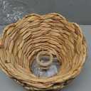 2 Pcs Rattan Lamp Shades Cover 5.5" Top x 10" Bottom x 6.6" High