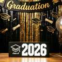 Class of 2026 Graduation GRAD LED Sign Light, USB Powered Graduation Cap Night Light for 2026 Grad Party Decor, Bedroom, Desk, Graduation Gift