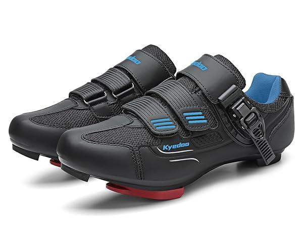 Unisex Cycling Shoes Compatible with Peloton Bike Shoes Indoor Clip in Peleton Road Bike Riding Racing Biking Shoes with Delta Cleats for Mens Womens Indoor Outdoor Bike Pedal 7,5