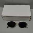 livho 2025 Trendy Oval Sunglasses - Stylish Polarized Shades for Everyday - Retro Metal Frames