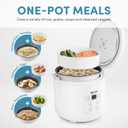 Aroma Housewares 8-Cup (Cooked) (4-Cup UNCOOKED) Digital Rice Cooker and Food Steamer (ARC-914D),White