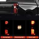 Halogen Tail Light Compatible With 2019-2024 Chevy Silverado 1500 2500HD 3500HD Right Passenger Side Replace Part Number 84554657 Halogen Type, Right Passenger Side