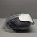 Sheet&Joy Heated Blanket Electric Grey Throw - 50"x60" Heating Blanket Throw 1/2/4/6/8 Hours Auto-Off 8 Heat Level Over-Heat Protection Ribbed Flannel Sherpa Electric ETL Certification